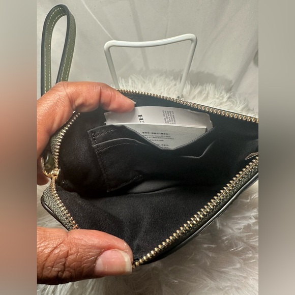 Coach Zip Sig Camo Wristlet - Picture 7 of 7